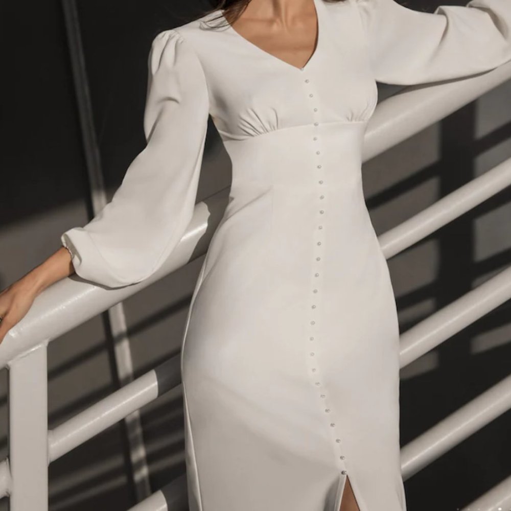 LICHI Faux pearl-embellished dress